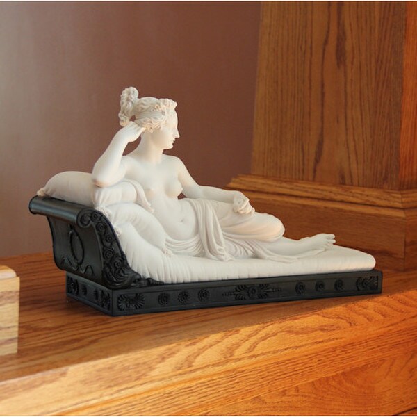 Pauline Borghese Sculpture By Antonio Canova Marble Artist Decor